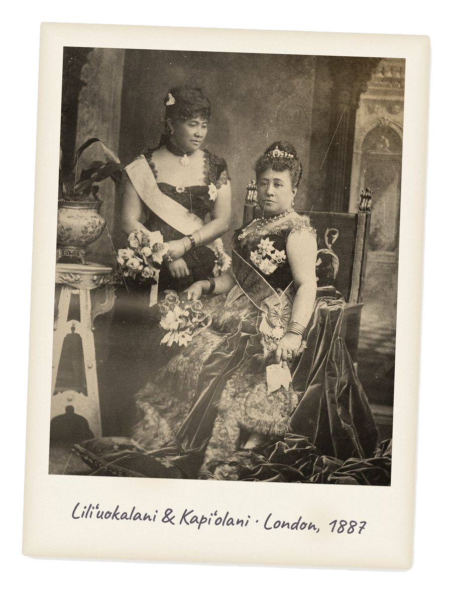 Queen Liliuokalani at Queen Victoria\