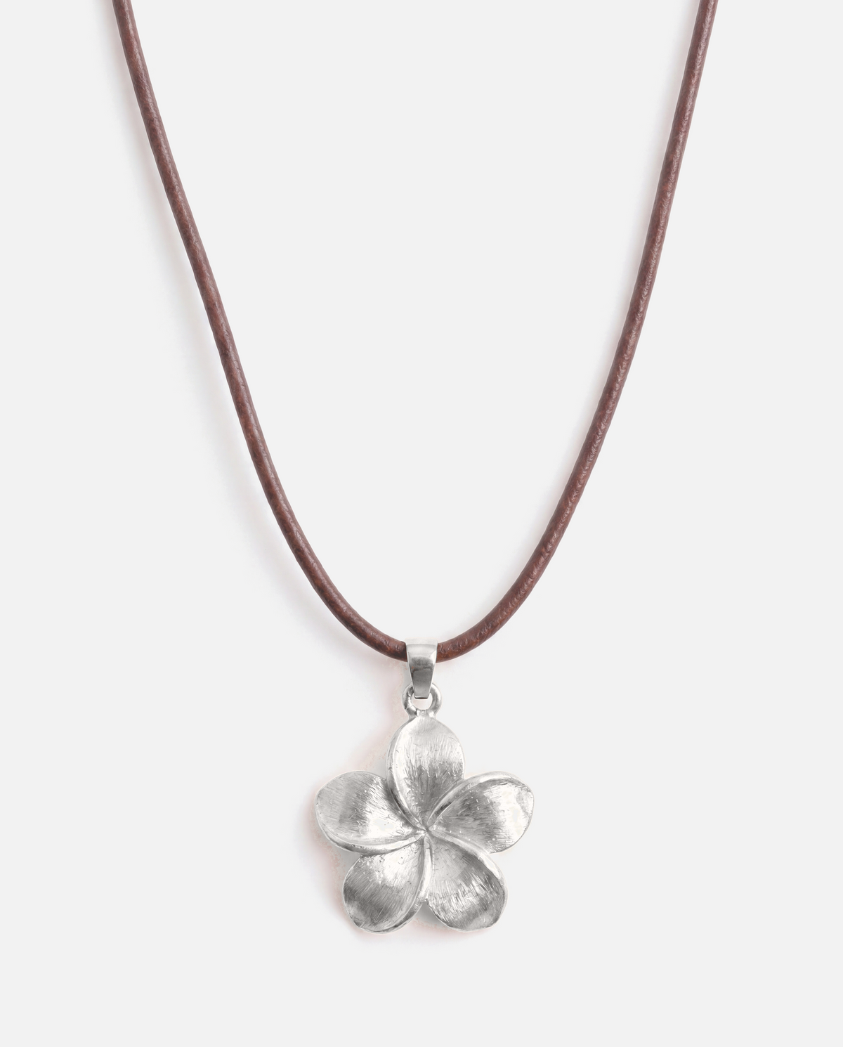 The Plumeria Necklace in sterling silver
